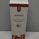 AIMIKE Round Hair Brush, Nano Thermal Ceramic & Ionic Tech, 2.1 Inch Barrel with Boar Bristles for Enhanced Texture, Golden, Hair Drying, Styling, Curling and Shine + 4 Free Clips, 53mm-2.1 Inch Brush