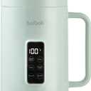 balbali Portable Electric Pot for Cooking Dorm Room - 28oz Non-stick Travel Electric Kettle, Mini Hot Pot with Temperature and Time Control - Self Heating Soup/Rice/Ramen Cooker/Warmer Green