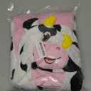 SWEETXIN Adult Unisex Onesie Pajamas Halloween Christmas Cosplay Costume Suit for Women and Men (X-Large, Cow)