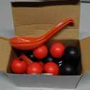 48 Pack Halloween Egg and Spoon Race Game Spoon Relay Race Toy Set Funny Game for Halloween Party Favors Supplies Indoor Outdoor Activities