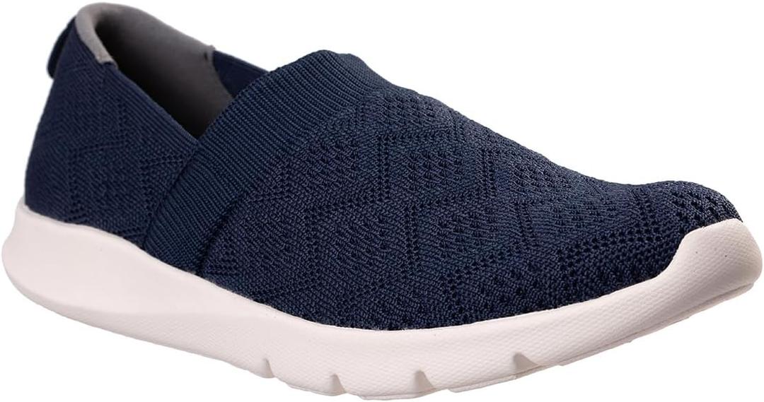 REVITALIGN Women's Wayfarer Slip-on Sneaker (8, Black)