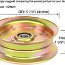 2 x q&p Outdoor Power Idler Pulley Replaces 539112196 539131148 539132728 589766101 589766102