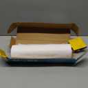 White Plastic Table Cover Roll - 54IN x 100FT, Table Cloth for Rectangle Table with Slide Cutter, Plastic Table Cloth Disposable with Cut-to-Size Design for Weddings, Banquets, Parties