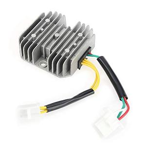 Akozon 6 Wires Voltage Regulator Replacement for 11 Pole Scooters Quads ATVs Mopeds GY6 4-stroke 152QMi 152QMJ 157QMI 157QMJ