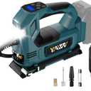 Cordless Tire Inflator Air Compressor for Makita 18V Battery, 160PSI Portable LED Light Handheld Air Pump with Digital Pressure Gauge for Cars Motorcycles Bikes Sport Balls(Battery Not Included)
