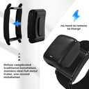 Nylon-Strap Compatible-With Whoop-4.0 Band - Adjustable- Breathable Replaceable Wristband, Stretchy Sports Bands for Men Women, 24cm Wristband for Hiking/Running/Outdoor (Gray)