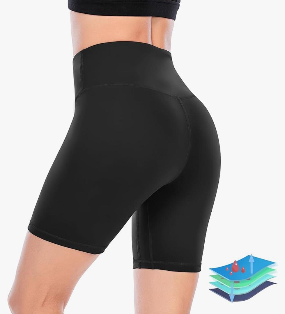 Period Swimwear Menstrual Bikini Bottoms Leakproof Swim Shorts Waterproof Swimsuit for Teens Girls Women, Size 160