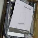 SONGMICS Clothes Rack with Wheels, Clothing Rack for Hanging Clothes, 25.4 mm Metal Garment Rack with Dense Mesh Storage Shelf, 110 lb Load Capacity, 2 Brakes, Black UHSR25BK