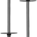 2 Pack Toilet Bowl Cleaning Brush Set for Bathroom, No Assembly and No Scratching Toilet Bowl, 304 Anti-Rust Handle