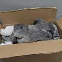 Fleece & Sherpa Electric Heated Blanket - Grey 66" x 76"