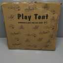 UTEX 3 in 1 Pop Up Play Tent with Tunnel, Ball Pit for Kids, Boys, Girls, Babies and Toddlers, Indoor/Outdoor PlayhouseYellow