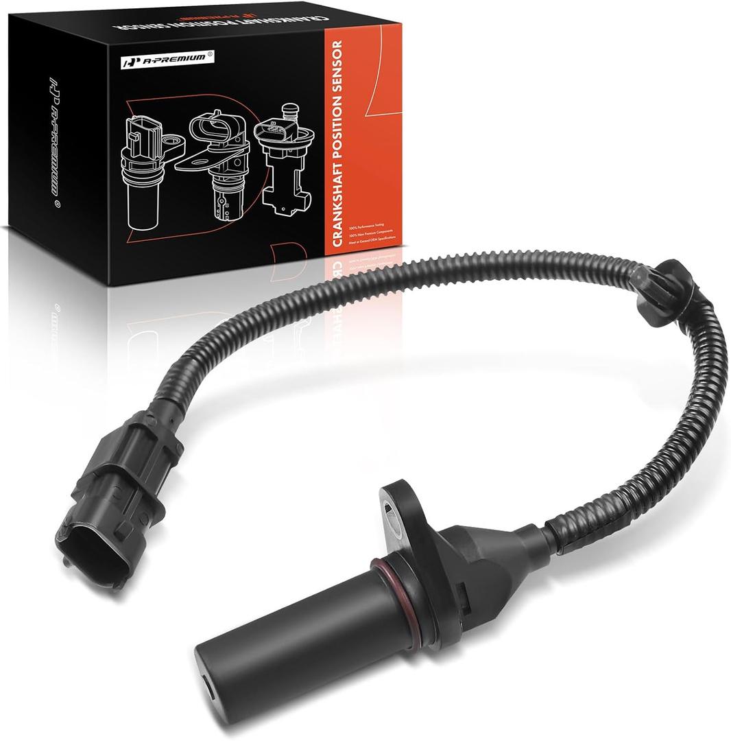 A-Premium 39180-2B000 Engine Crankshaft Position Sensor Compatible with Hyundai, Kia & Dodge Models - Elantra 11-20, Soul, Forte, Accent, Tucson, Rio, Veloster, Attitude - 1.6L 1.8L 2.0L - # SU13885