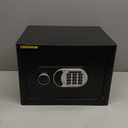 1.8 Cuft Small Safe Box with Fireproof Waterproof Bag, Safes for Home Documents, Anti-Theft Safety Box With Digital Keypad, Smart Alert System, Spare Keys, Personal Safe for Cash Money