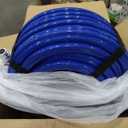 Heated Water Hose for RV 50ft, Heated Drinking Water Hose with Energy-Saving Thermostat, Freeze Protection Down to 40F, Lead-Free BPA-Free, Includes Adapter for Camper and Garden Use (With Temperature Switch)