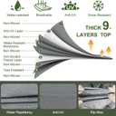 Mofeez Travel Trailer RV Cover 9 Layers for 33'-35' Camper Cover RV Covers