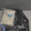 ZWFCGMMBC 32.4in Scalloped Mahjong Mat，Anti Slip Noise Reduction Mahjong Accessorie Mahjong Table Mat，Comes with 4 Dice and 1 Mahjong Mat Storage Bag,4 Mahjong Shuffle Cards(Blue)