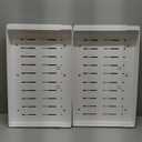 Pack of 2 Pull Out Cabinet Organizers Expandable (13''-19''), Slide Out Drawers for Kitchen, Bathroom, Pantry, Under Sink Storage, Pull Out Drawers Fixed with Adhesive Nano Film (White)