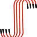 ARES 18061-4-Piece Red Brake Caliper Hanger Set - Rubber Tipped Hooks Easily Restrain Brake Calipers and Reduce Possible Damage to Brake Hoses