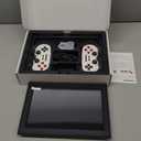 Frameo 10.1 Inch WiFi Digital Photo Frame 1280x800 IPS LCD Touch Screen, Auto-Rotate Portrait and Landscape, Digital Picture Frame Built in 64GB Memory, with 2 Wireless Controllers Retro Game Console (Dark Black-64GB)