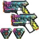 Laser Tag Set of 2, Lazer Tag Game for Kids Indoor & Outdoor Play, Gift Ideas for Kids Teens and Adults, Cool Toys for Teenage Ages 8 9 10 11 12+Year Old Boy & Girls