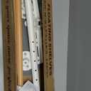 Tripod Easel TV Stand for 43-65" TVs, Height-Adjustable Swivel Corner Floor TV Stand with Wooden Tray, VESA 400x400 LCD/LED/OLED Compatible, Minimalist White