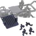 RZXYL Aluminum Adjustable Shock Towers Mount Set for 1/24 Axial SCX24 AXI90081 AXI00001 RC Crawler Upgrades (Black)