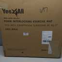 Yes4All EVA Interlocking Mats, Puzzle Floor Tiles, Foam Floor Padding with Border for Furniture, Home Space, Living Room, Garage (J. 48 Square Feet (12 Tiles) - Slate)