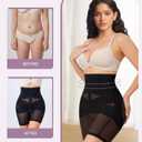YERKOAD Shapewear Tummy Control Shorts - High Waisted Shapewear for Women Girdle Under Dress Body Shaper Thigh Slimmer (Black)