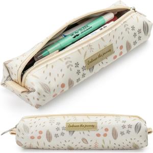 Mr. Pen- Cute Pencil Case Pouch, Boho Design, Multipurpose Canvas Bible Pencil Pouch (1 Pack)