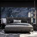 Dark Blue Marble Wallpaper Marble Contact Paper Granite Counter Top Peel and Stick 31.5"x158" Waterproof Glossy Removable Thick Modern Wall Paper Countertop Wallpaper Marble Vinyl Wrap for Cabinets
