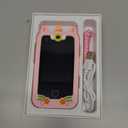 Kids Smart Phone for Girls, Christmas Birthday Gifts for Girls Age 3-10 Mini Toddler Cell Phone for Kids, Toddler Girl Learning Toy Phone with Dual Camera, Game, Music Player (Pink)