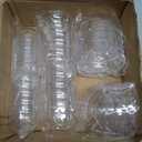 30 PCS Clear Christmas Ornaments Balls, 8cm, 6cm, 5cm Clear Fillable Plastic Ornaments Ball, DIY Christmas Decorations, Hanging Ornaments for Crafts