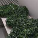 Artificial Plant Topiary Ball: UV-Anti 2 PCS 24 Inch 4-Layer Leaf Faux Boxwood Decorative Balls for Wedding, Balcony,Garden, Backyard and Indoor & Outdoor Greenery Home Dcor