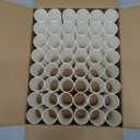 Pack of 48 Cardboard Craft Toilet Paper Tube Rolls, 9.9 cm Length (White)