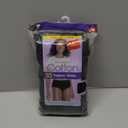 Hanes womens Cotton Brief Underwear, 10 Pack  Brief Black, 6 US