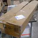 Tribesigns 63-Inch Large Bar Table, 2-Tier Home Bar Unit Mini Height Pub Table with Footrest, Modern Kitchen Island Coffee Bar Cabinet for Dining Room, Bistro, Living Room | 2-Tier, Height Pub Table, with Footrest, Modern, for Home Kitchen (Red Brown & Gray Cement Texture)