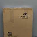 CYRRET Elongated Toilet Seat Slow Close, Easy to Install and Clean, Durable Plastic, White, Replacement Toilet Seats, Fits Standard Elongated, Obling or Oval Toilets