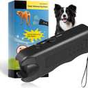 DDRIC Anti Barking Device, 3-in-1 Trainer Ultrasonic for Dogs, Rechargeable Ultrasonic Dog Bark Deterrent, Safe for Human & Dogs, Range Barks No More Indoors Outdoors Behavior