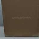 simplehuman 58 Liter / 15.3 Gallon Rectangular Dual Compartment Recycling Step, Brushed Stainless Steel with Soft-Close Plastic Lid Kitchen Trash Can