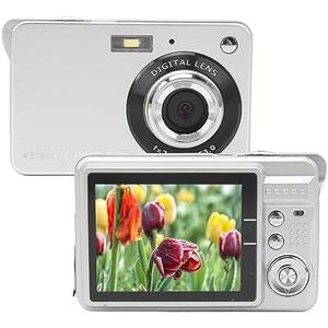 4K Digital Camera, 48MP Vlogging Camera for Photography with 8X Zoom Anti Shake, 2.7 Inch TFT Screen, Compact Camera for Kids Teens Boys Girls Adults