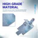 [10 PACK] BlueStars 920158 Freezer Shelf Clips  Stainless Steel Support for Refrigerators, Replacement Freezer Cooler Shelf Support, Exact Fit Replacement Shelf Square Buckles Clips