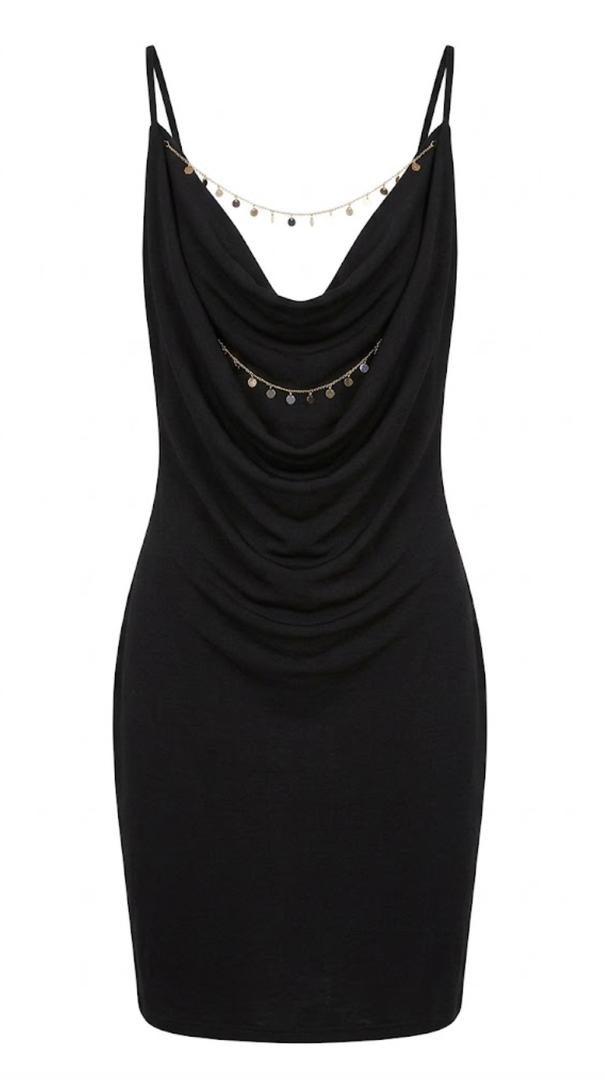 Women's Sexy Collar Detail Crisscross Backless Ruched Cami Pencil Mini Dress Sleeveless Short Dresses for Women, Small