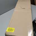 Craftsman Mailbox & Post Kit, Large Outdoor Mailbox, Durable Plastic, Easy to Install, Flag Included, White