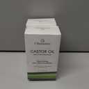 2 x Castor Oil for Eyelash & Aceite de Castor Organico | Aceite de Ricino para Pestaas  4 fl oz, Cold-Pressed & Hexane-Free, Glass Bottle with Pre-Filled Lash & Brow Applicators