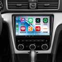 Car Stereo for VW Passat Nms 2012 2013 2014 with Wireless CarPlay & Android Auto, 9'' Touchscreen Audio Radio AHD Backup Camera/GPS Navigation/Bluetooth/SWC/WiFi/Mirror Link