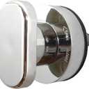 YIDELAI-Easy to Install Adhesive Cabinet Handles, Suction Cup Handles - Suitable for Glass Doors,Cabinet Doors (Silver)