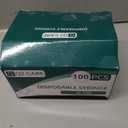 U-100 1mL Syringe with 30G 1/2 inch Needles Individual Package Pack of 100