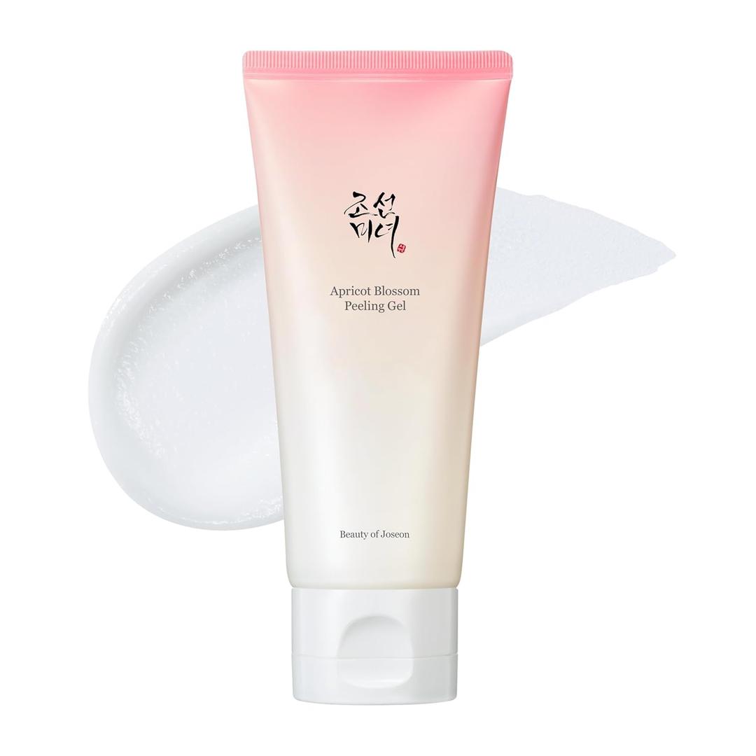 Beauty of Joseon Apricot Blossom Peeling Gel Soft Exfoliating Face and Body Scrub Dead Skin Cells Remover for All Skin Types, Korean Skincare for Men Women, 100ml, 3.38 fl.oz Beauty of Joseon Apricot Blossom Peeling Gel Soft Exfoliating Face and Body Scrub Dead Skin Cells Remover for All Skin Types, Korean Skincare for Men Women, 100ml, 3.38 fl.oz