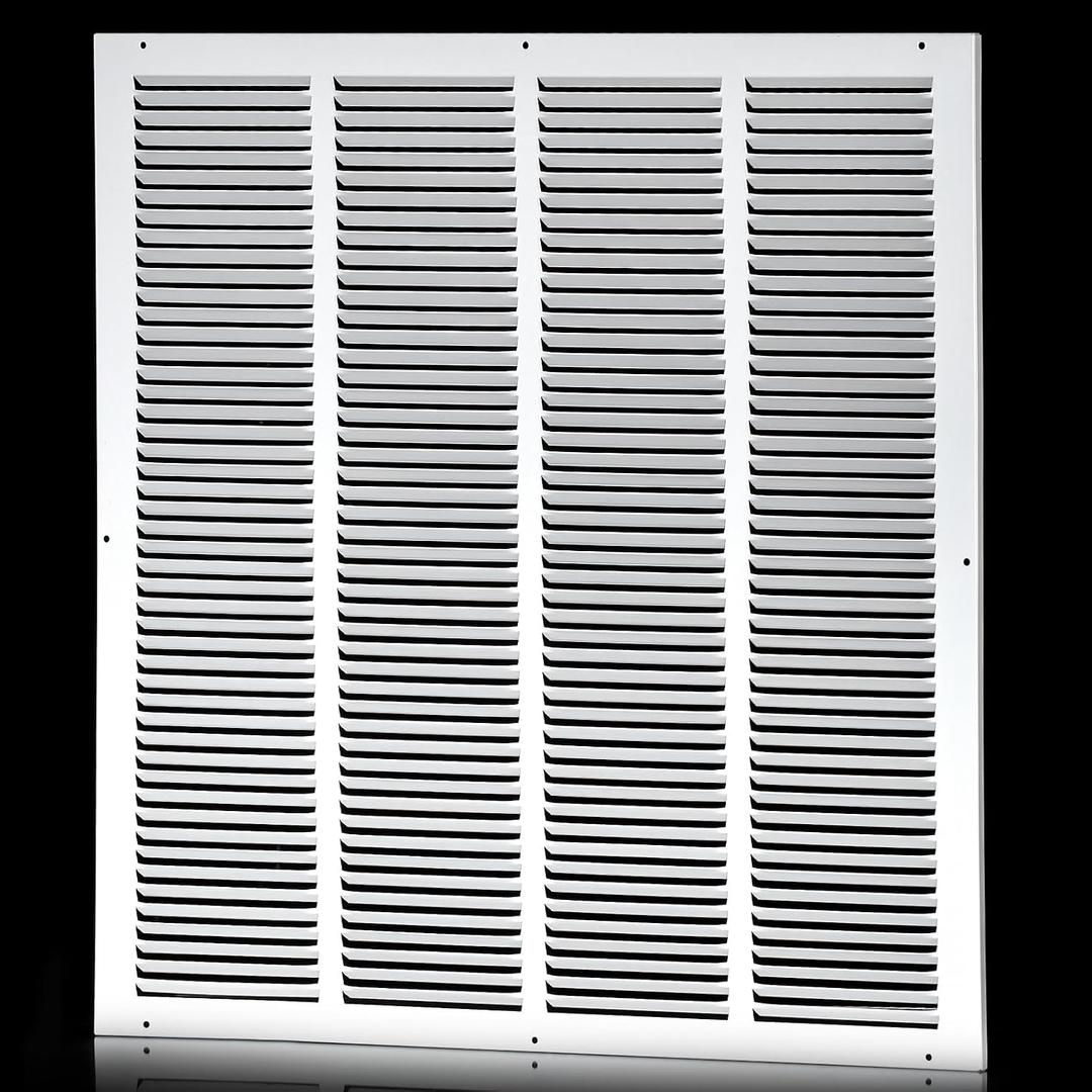 24x24 Vent Cover(Duct Opening Size),Air Return Vent Cover,Flat Vent Cover,Rejillas De Aire Acondicionado para Casa,Return Air Grilles,Outer Dimensions:25.75"Wx25.75"H(24"W x 24"H, Duct Opening)