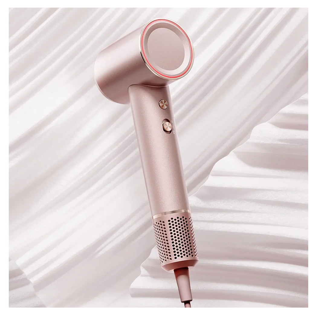 High-Speed Ionic Hair Dryer:3Min Fast Dry with Brushless Motor - Quiet, Mini Portable Hair Dryer Hair Care with Diffuser for Curly Hair Salon Home Travel for Women/Men/Baby/Pet